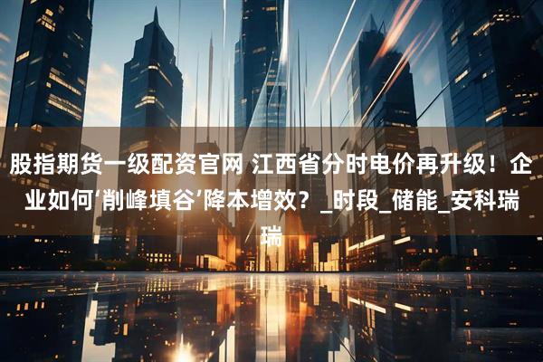 股指期货一级配资官网 江西省分时电价再升级！企业如何‘削峰填谷’降本增效？_时段_储能_安科瑞
